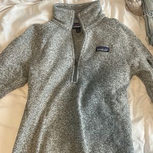 Patagonia Grey Heathers Quarterzip